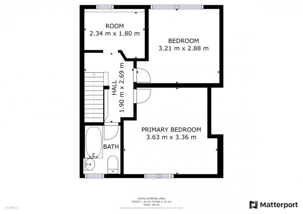 Floorplan for Oaks Fold, West Bowling, Bradford, BD5 8BJ