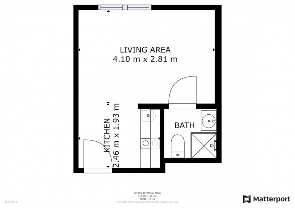 Floorplan for The Wickets, 390 Little Horton Lane, BD5 0DL