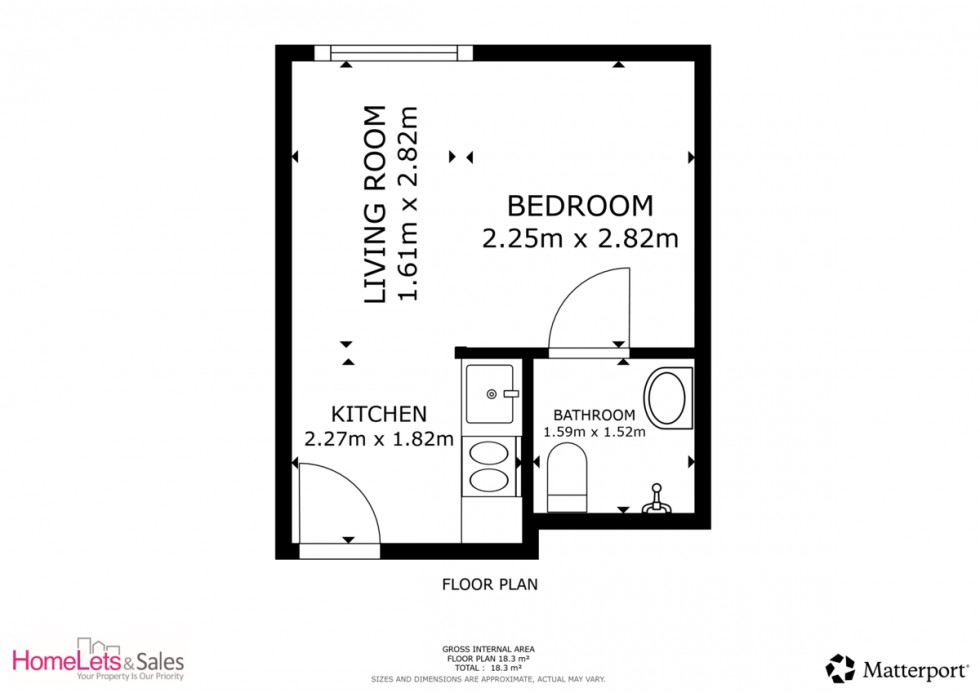 Floorplan for The Wickets, 390 Little Horton Lane, BD5 0NL