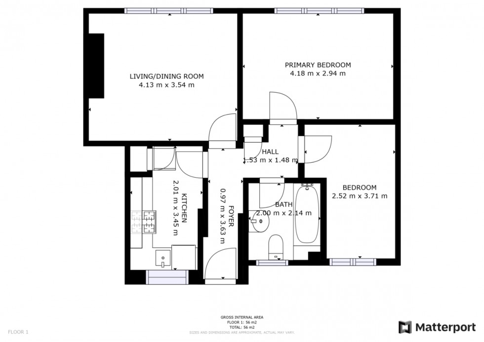 Floorplan for Regency Court, Whetley Lane, Bradford,  BD8 9EY