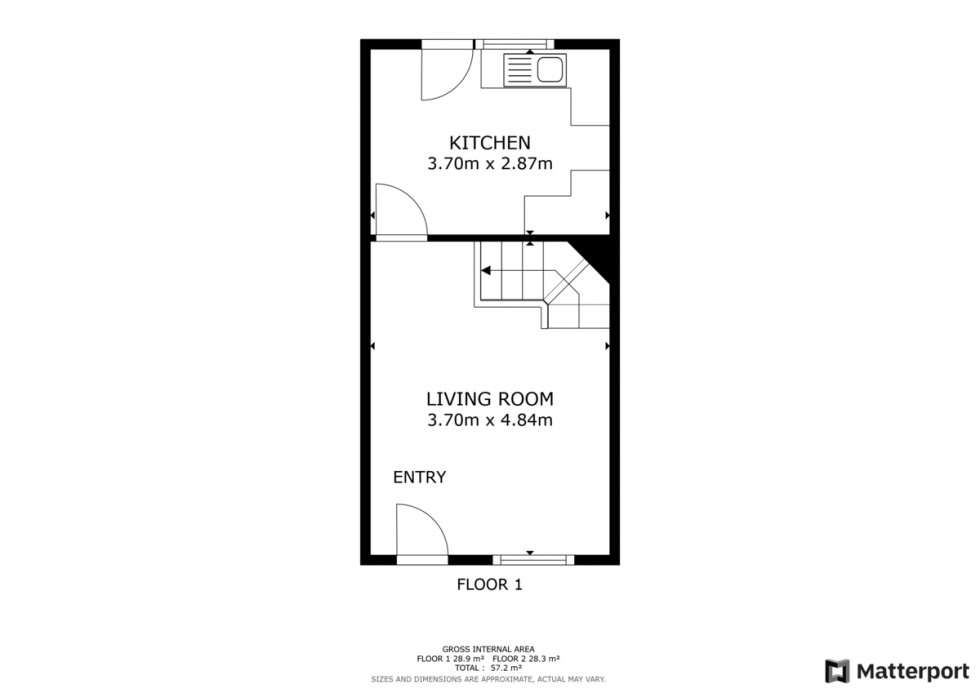 Floorplan for Vivien Road, Arrundell Village, BD8 0PH