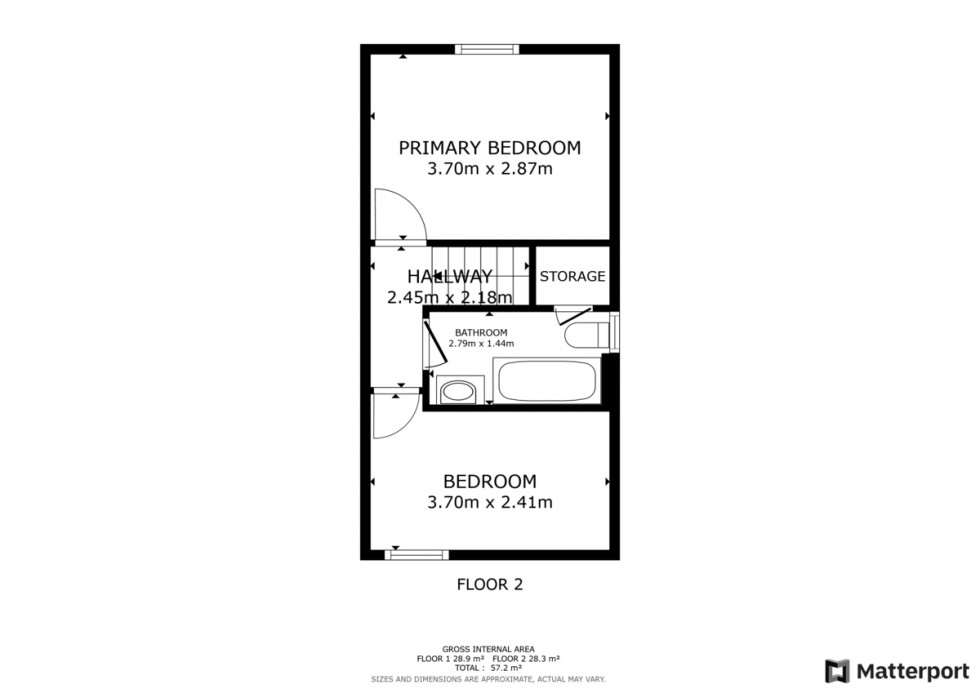 Floorplan for Vivien Road, Arrundell Village, BD8 0PH