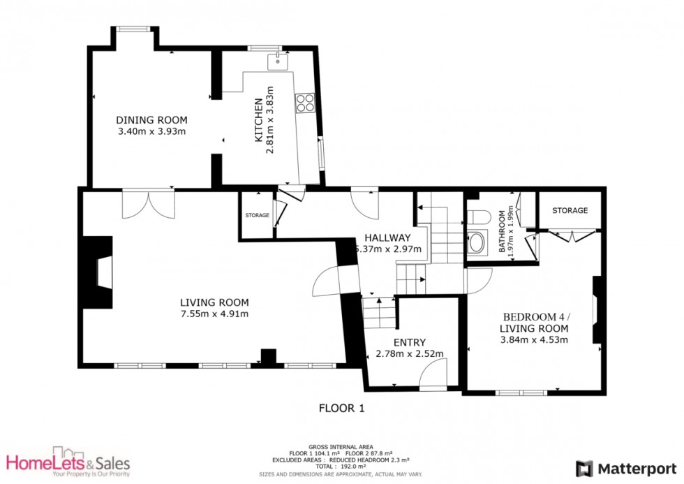 Floorplan for Hodgson Fold, Bradford, BD2 4EB