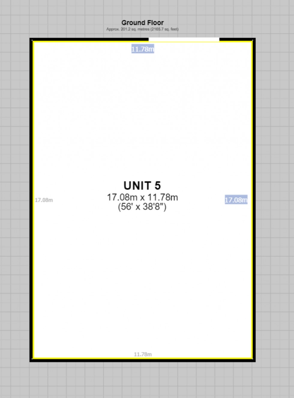Floorplan for Unit 5, 25 Sticker Lane , Bradford, BD4 8AR