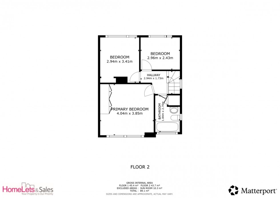 Floorplan for Priory Close , Bingley , Bradford, BD16 4HU