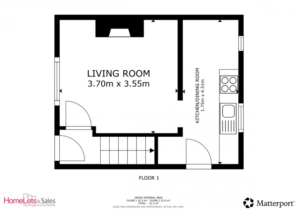 Floorplan for Ashbourne Avenue , Bradford, BD2 4AP